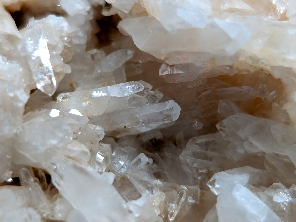 Solution Quartz Crystal Cluster, Saline County, Arkansas, USA, Old Stock