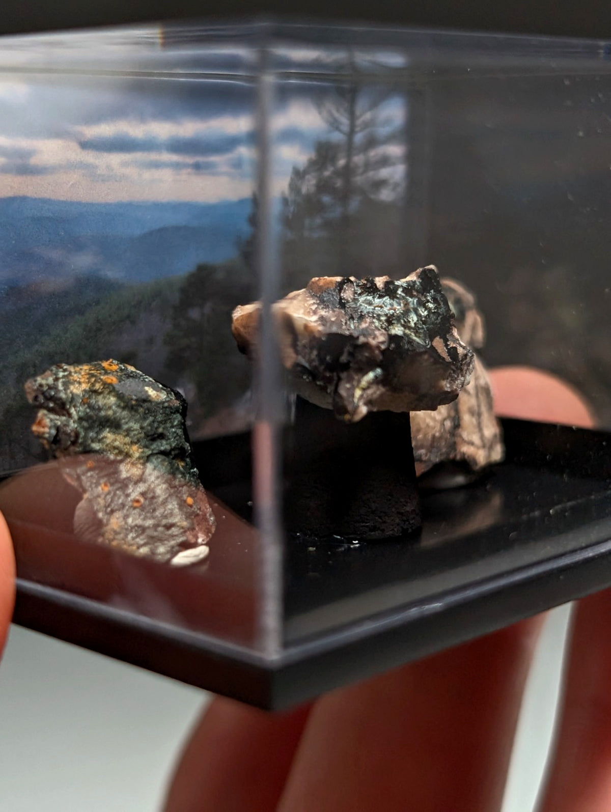 Rare Kidwellite (set of 3) - Coon Creek, Polk County, Arkansas, w/ photo case