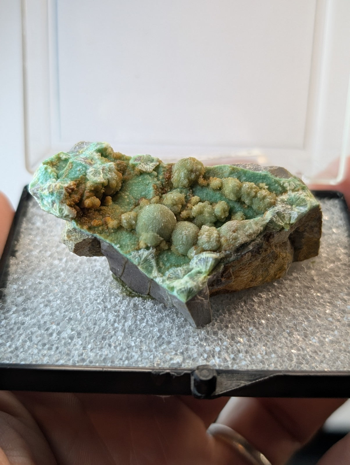 A+ Wavellite on Variscite - 1960s Old Stock - Garland County, Arkansas - RARE!!