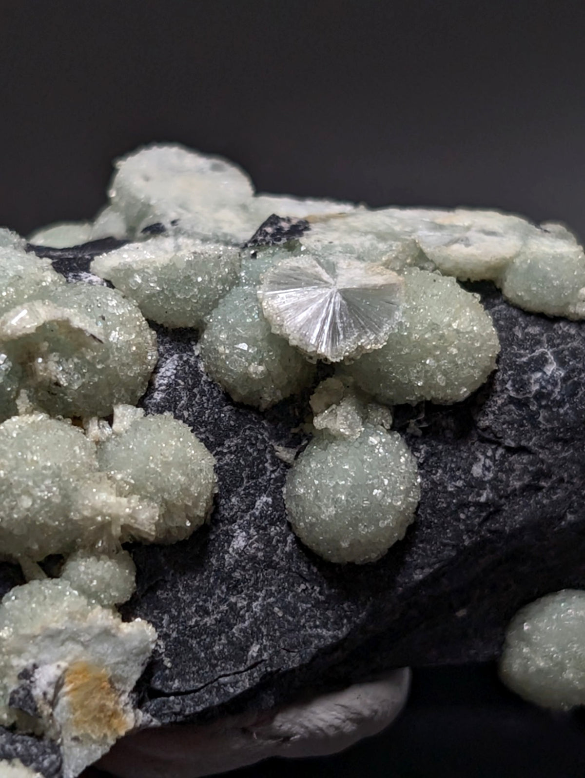 UV Reactive Wavellite - Fantastic Old Stock - Mauldin Mountain, Arkansas, Rare