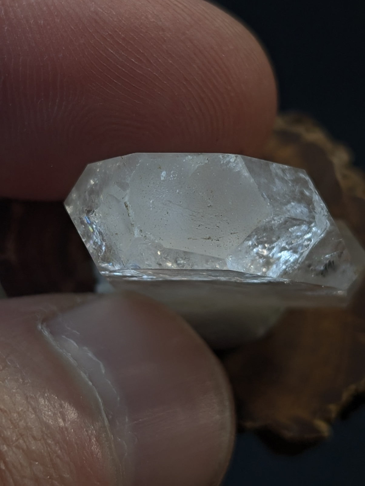 EXTREMELY RARE Pinacoid Quartz w/ "C-face", Mcgraw Mountain, Arkansas, USA