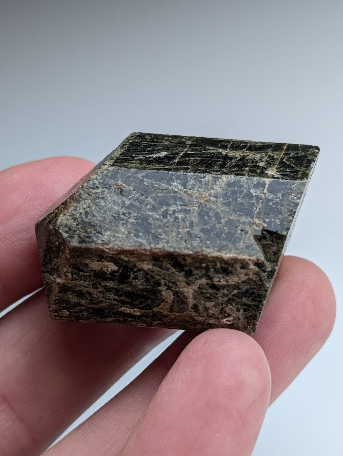 Diopside  (Ex Henry Delinde Collection) Yates Mine, Quebec, Canada, 1977