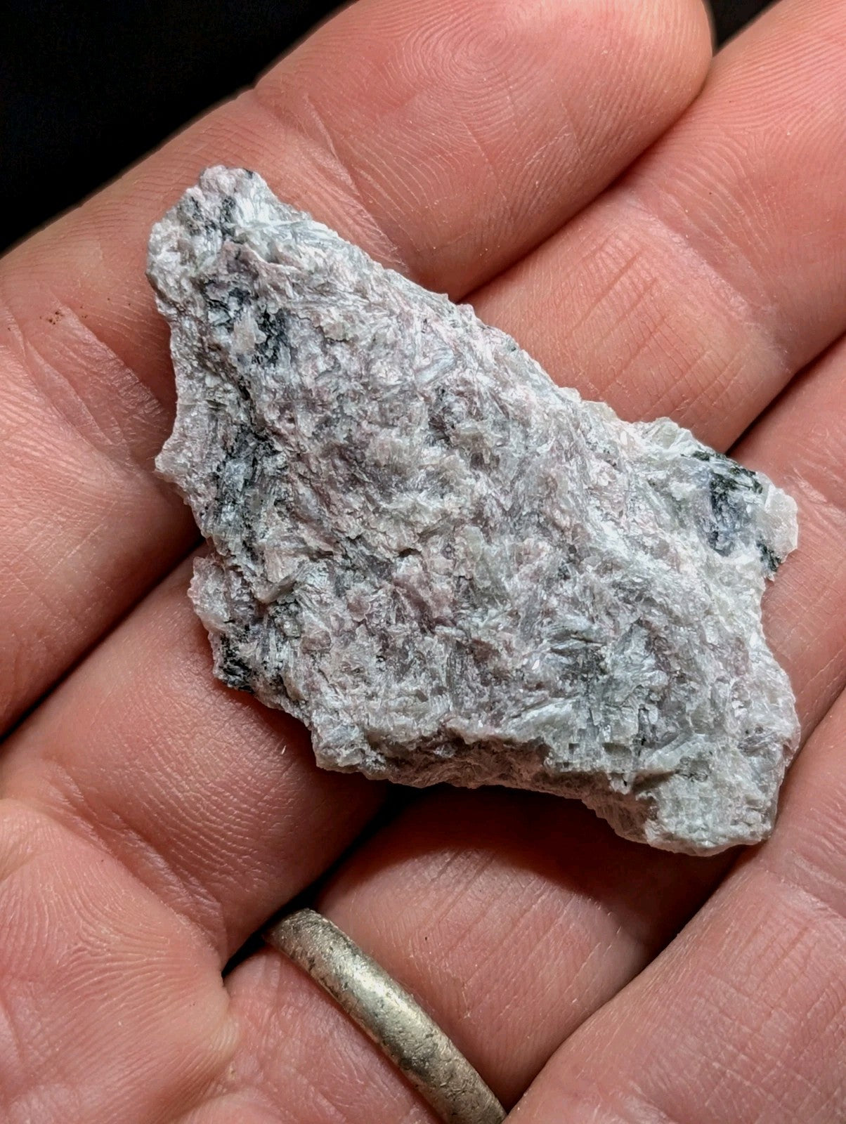 Very Rare Miserite + Wollastonite, Wilson Springs, Garland County, Arkansas, USA