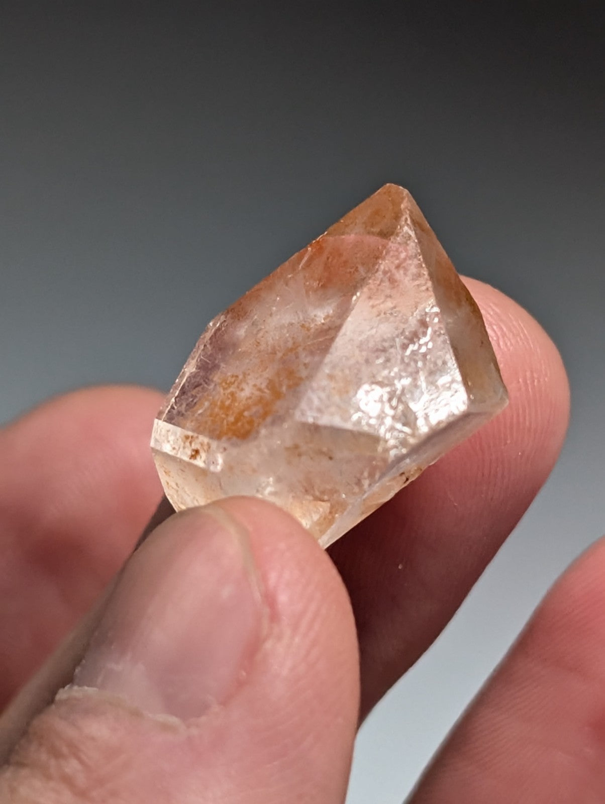 Double Terminated "Arkimer" Quartz Crystal Point, Garland County, Arkansas