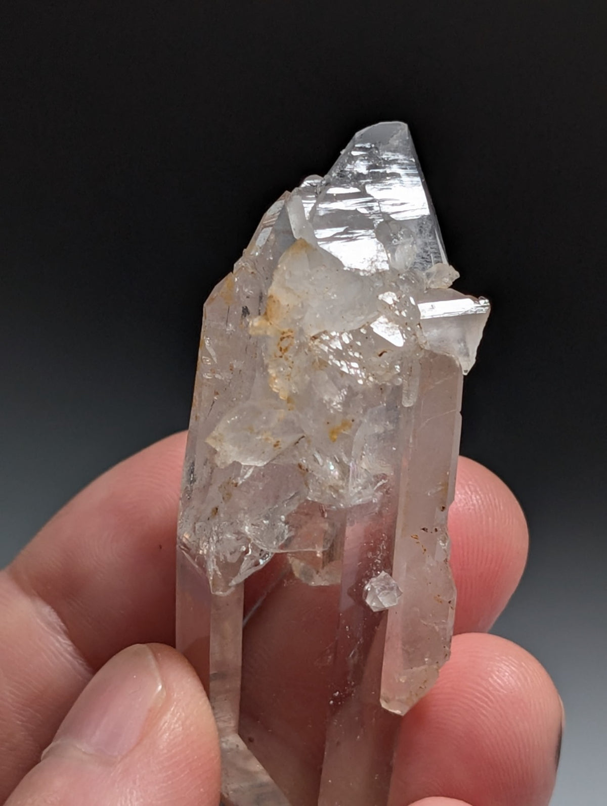 A+ Quartz Crystal Oddity w/ "Heart", Double Terminated, Garland County, Arkansas