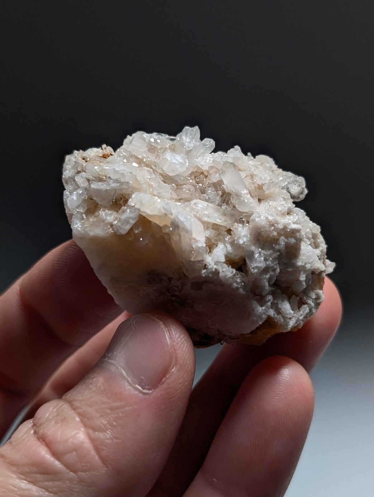 Solution Quartz Crystal Cluster, Saline County, Arkansas, USA, Old Stock