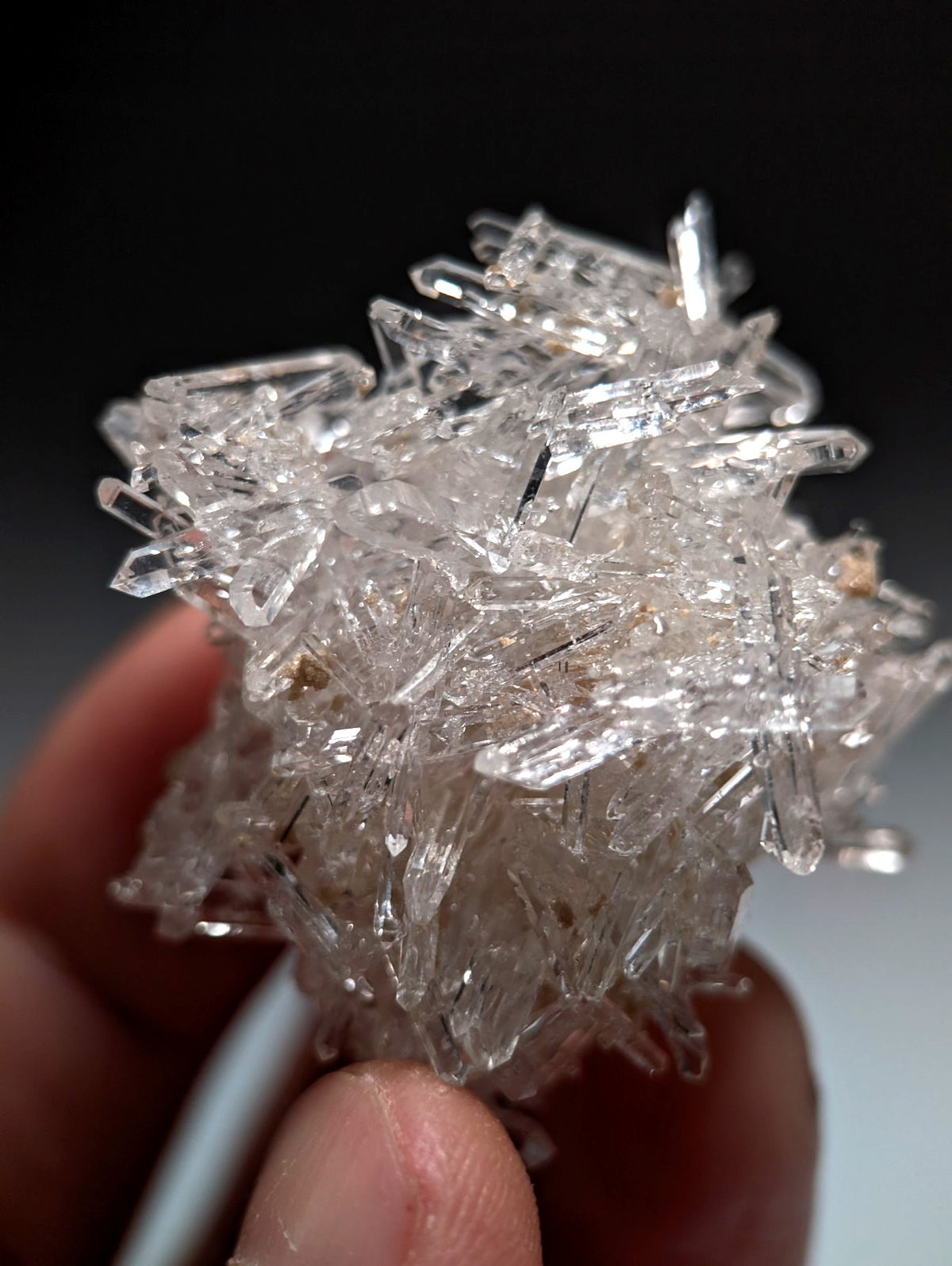 A++ Solution Quartz Burr w/ UV Reactive Cookeite, Jeffrey Quarry, Arkansas, RARE