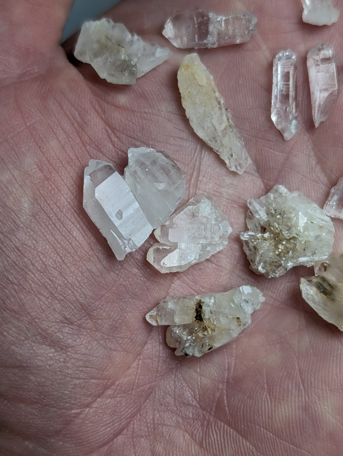 Small Solution Quartz + Cookeite, OOAK Set of x21, Saline County, Arkansas