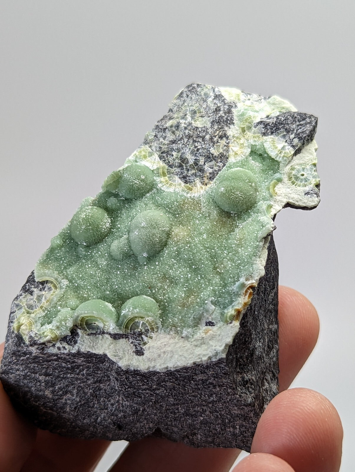 Sparkly Wavellite - Fantastic 1990s Old Stock - Mauldin Mountain, Arkansas, 7cm