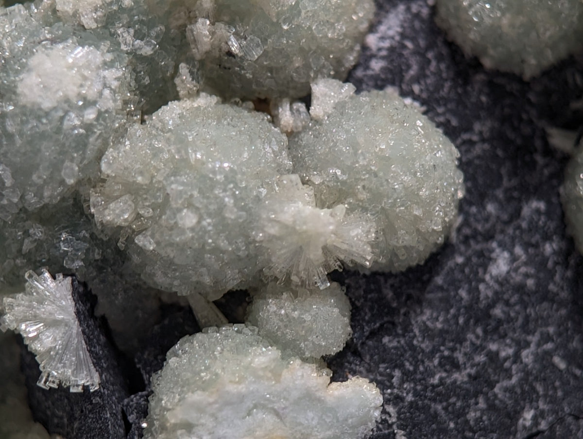 UV Reactive Wavellite - Fantastic Old Stock - Mauldin Mountain, Arkansas, Rare