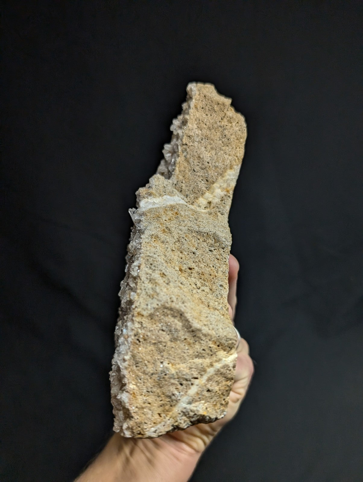 Large Faden Quartz Crystal Cluster, Old Stock, Montgomery County, Arkansas, ooak