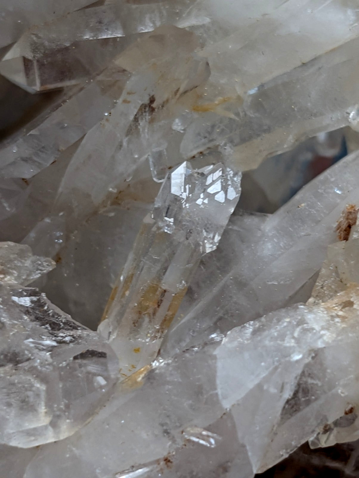 Unique Faden Quartz Crystal Cluster, Montgomery County, Arkansas, USA, A+