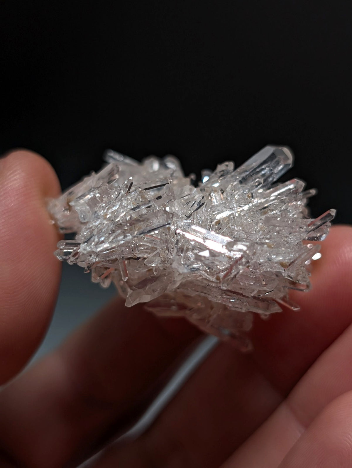 A++ Solution Quartz Burr w/ UV Reactive Cookeite, Jeffrey Quarry, Arkansas, RARE