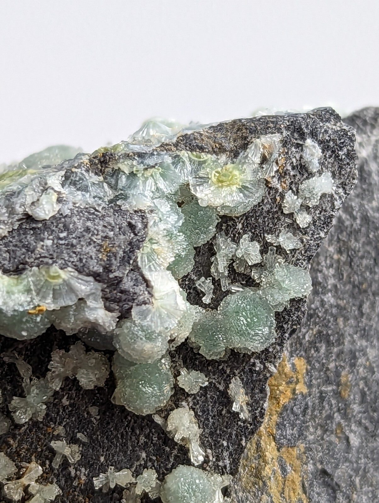 Blue Green Wavellite - Mauldin Mountain, Montgomery County, Arkansas