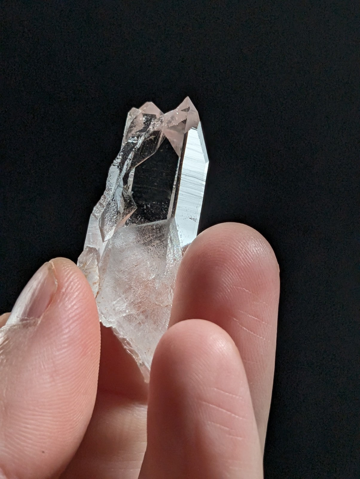 VERY Unique Quartz Crystal Point, Old Stock, Montgomery County, Arkansas, USA