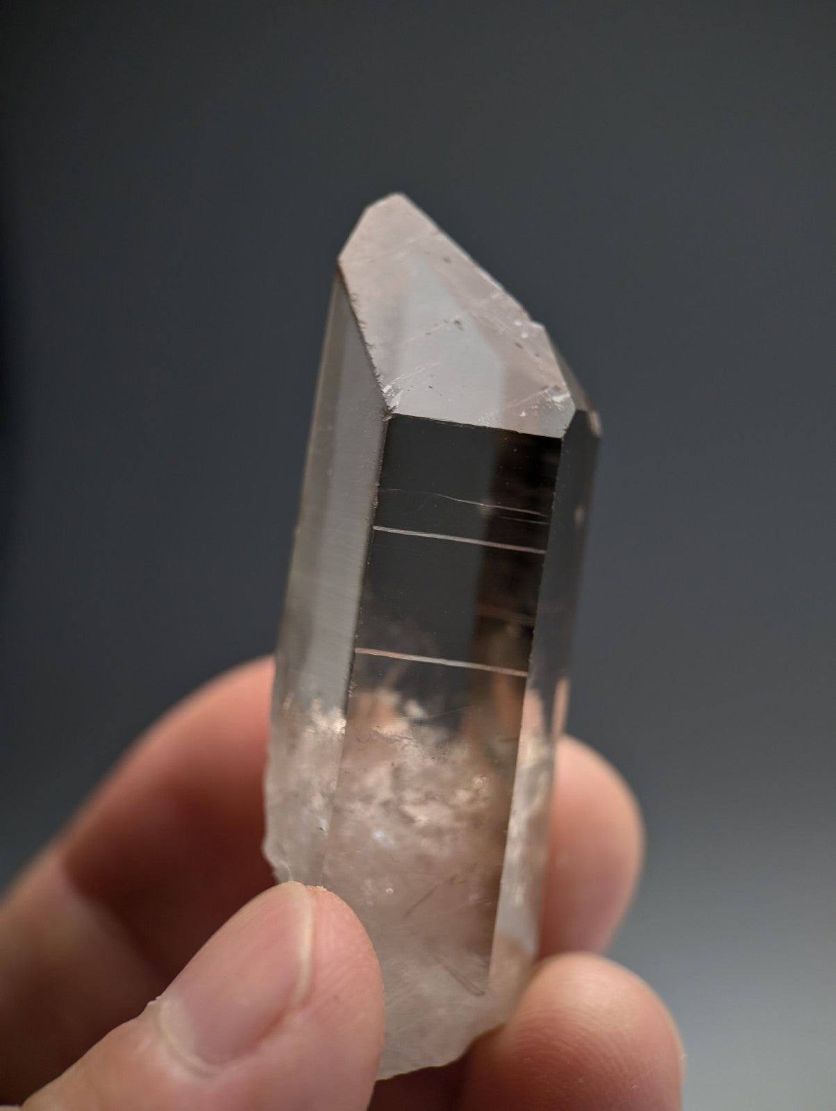 Natural Smoky Quartz Crystal w/ Very unique inclusions, Garland County, Arkansas