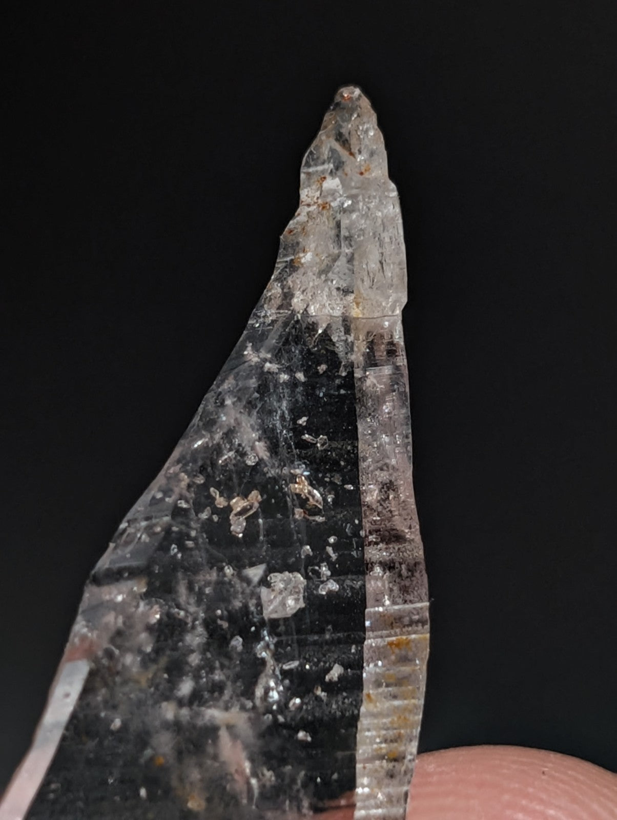 Sheet Quartz Crystal Oddity, Double Terminated, Garland County, Arkansas, USA
