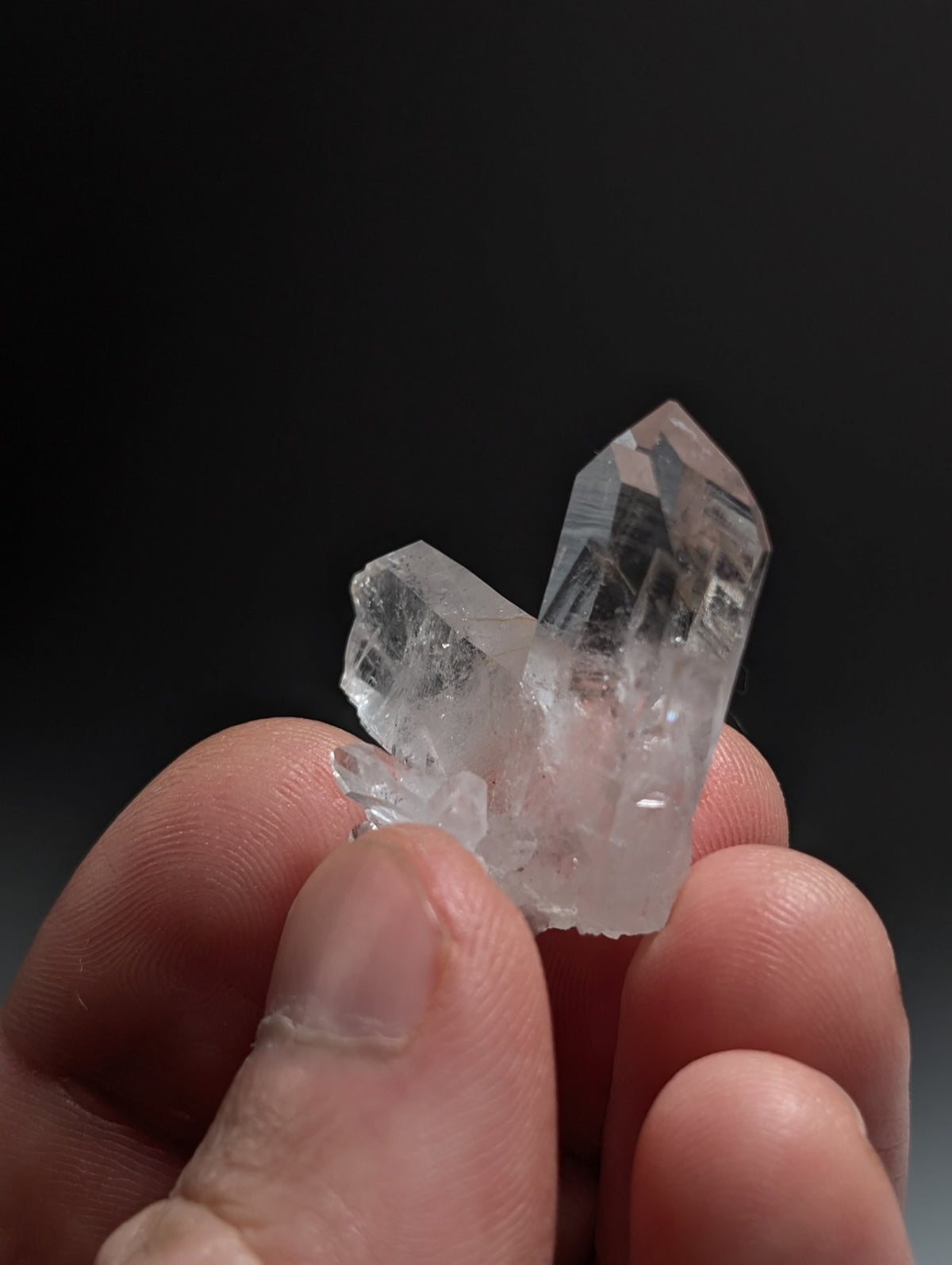 Japan Law Quartz Crystal, Collier Creek, Montgomery County, Arkansas, VERY RARE