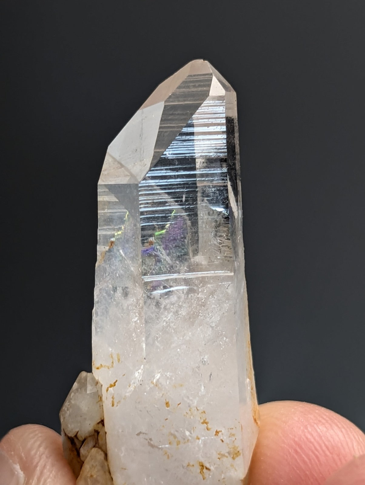 VERY Unique Quartz Crystal Point, Old Stock, Montgomery County, Arkansas, USA