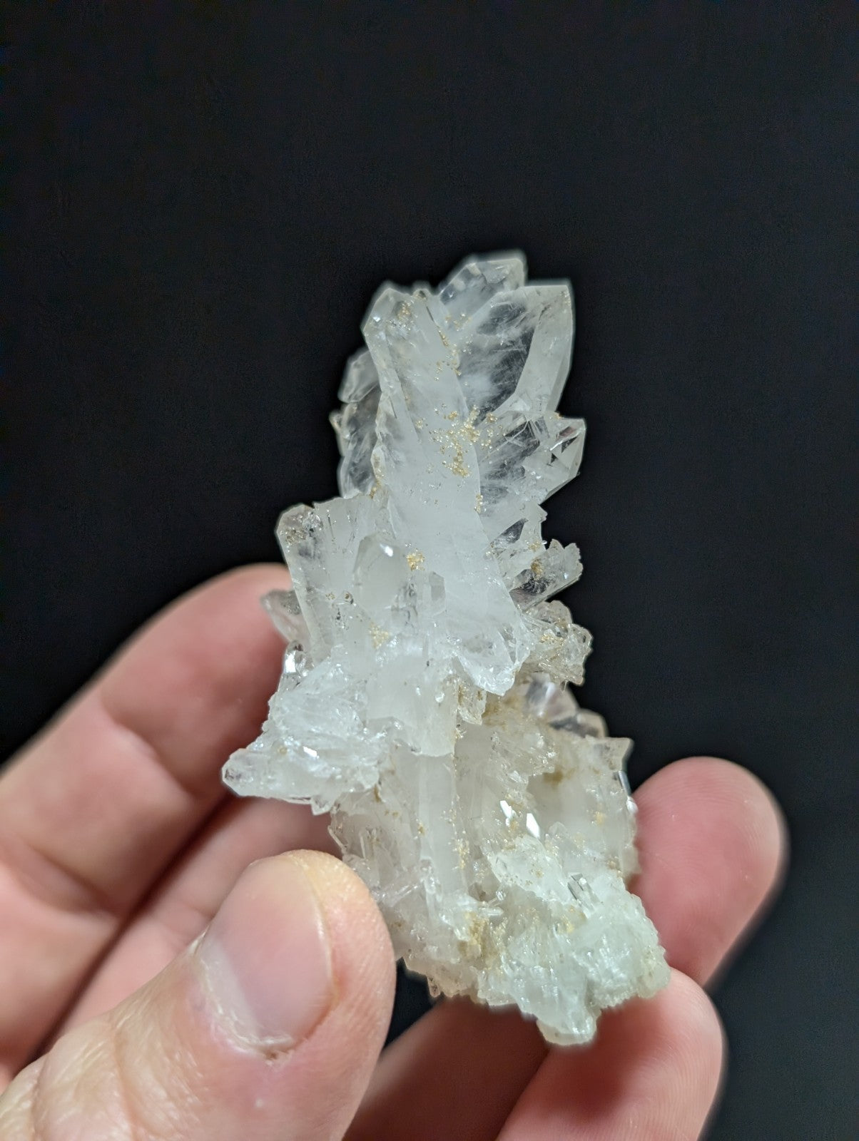 Faden Solution Quartz w/ UV Reactive Cookeite, Jeffrey Quarry, Arkansas, Rare