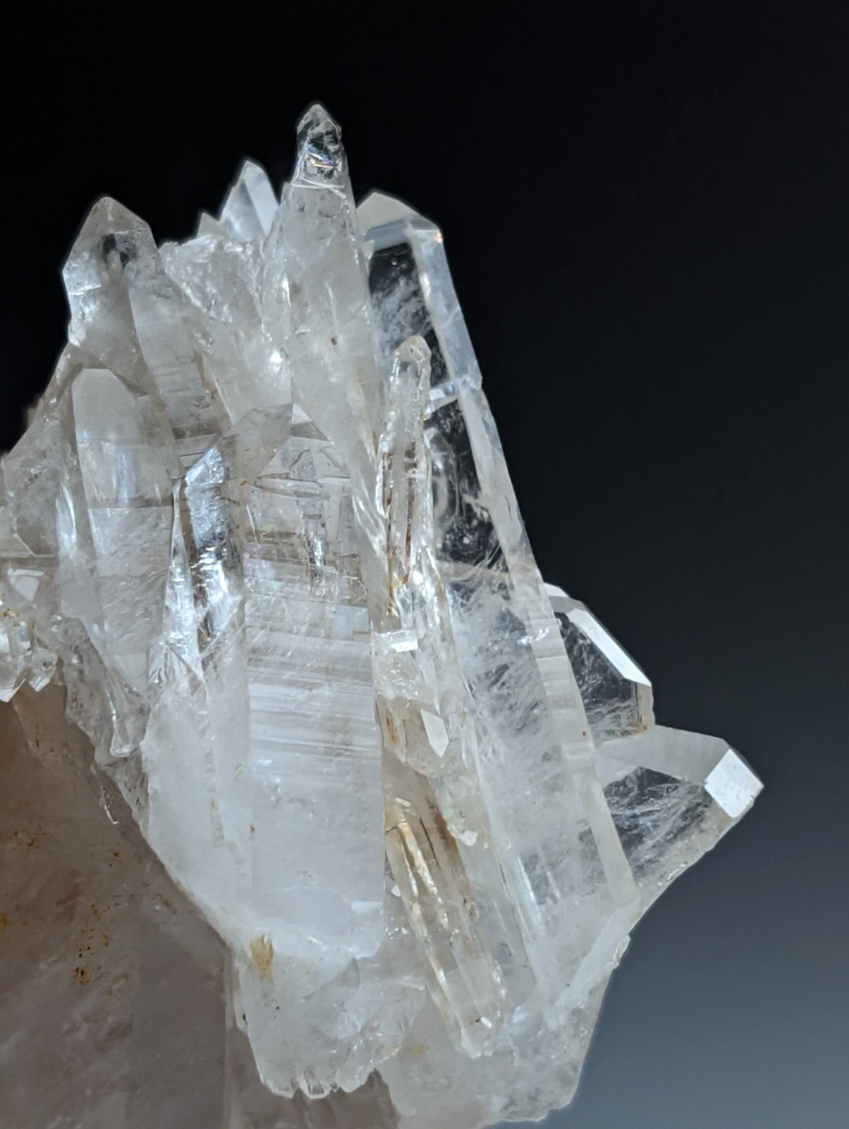 Faden Quartz Crystal, Unique, from Montgomery County, Arkansas, USA