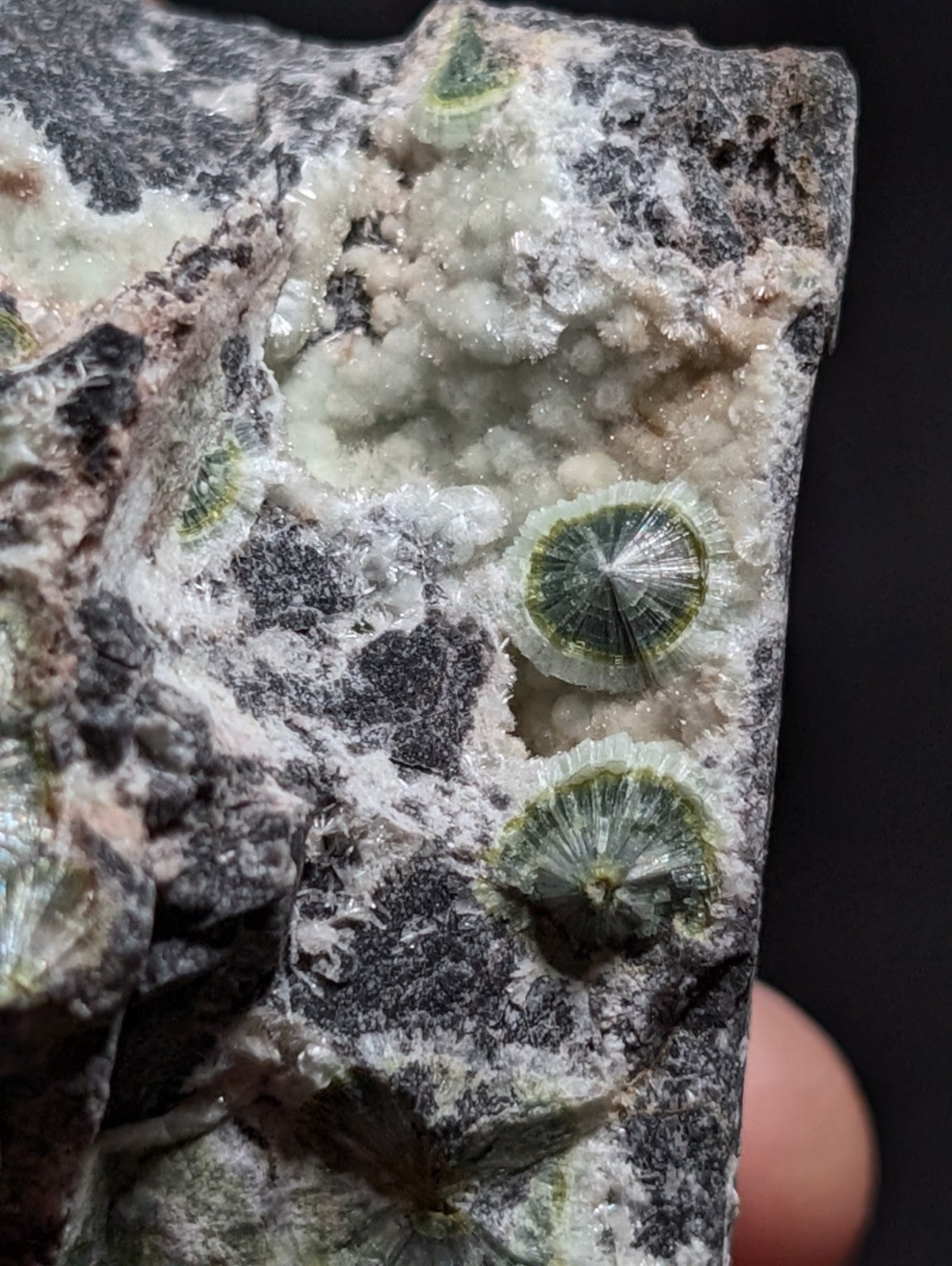 A+++ UV Reactive Wavellite -Old Stock- Mauldin Mountain, Arkansas, USA, RARE!