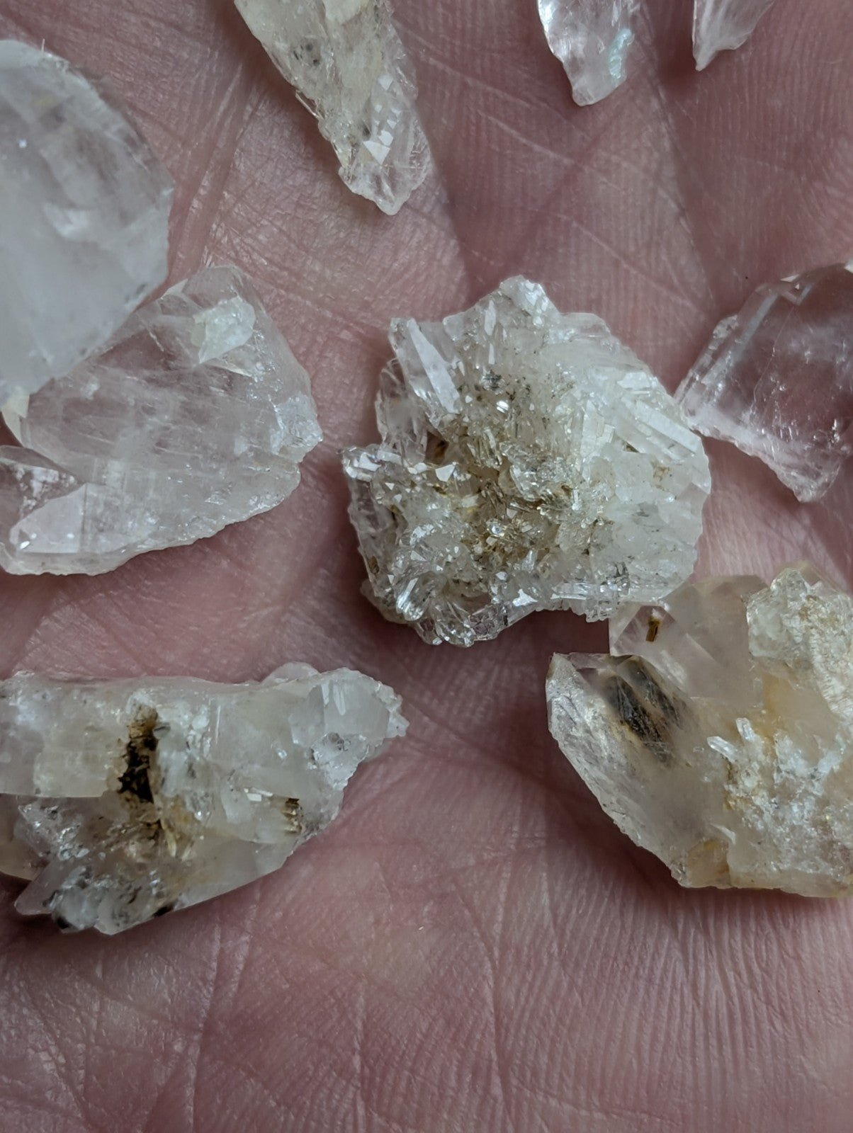 Small Solution Quartz + Cookeite, OOAK Set of x21, Saline County, Arkansas