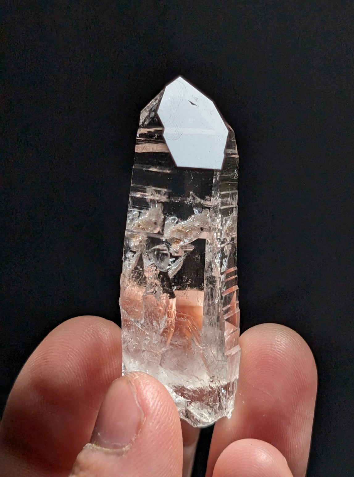 A+++ "Lemurian" Quartz Crystal Point, Garland County, Arkansas, USA, A+