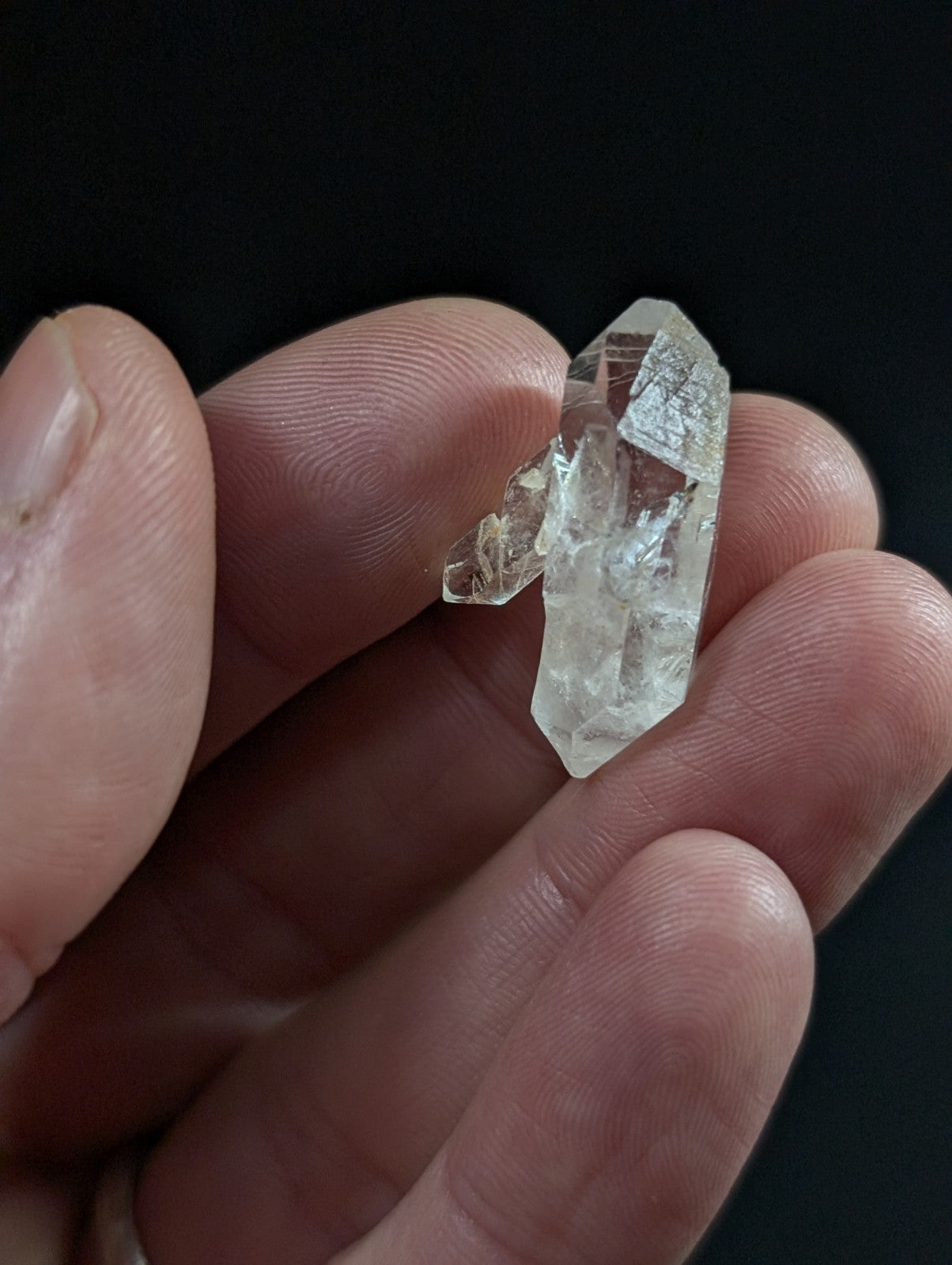 Set of x6 Arkansas Quartz Crystals -unique variety set, Garland County, Arkansas