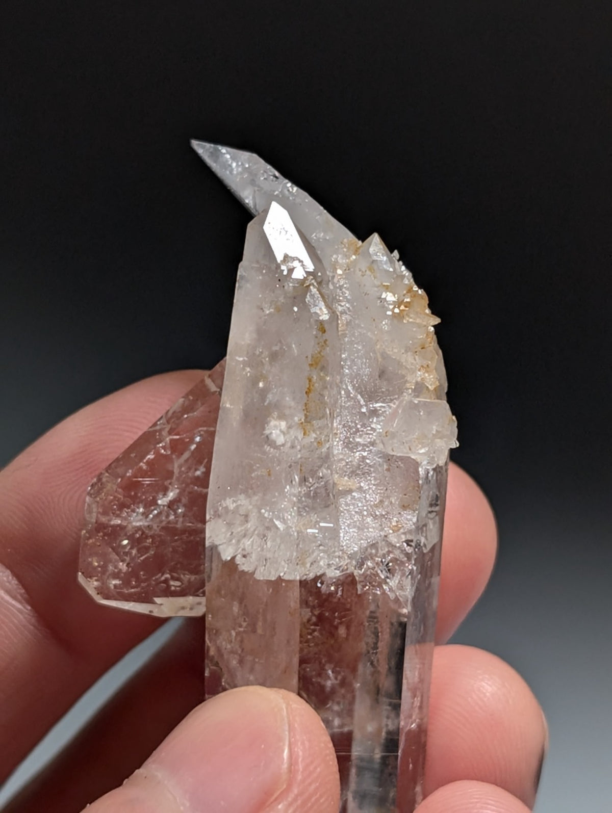 A+ Quartz Crystal Oddity w/ "Heart", Double Terminated, Garland County, Arkansas