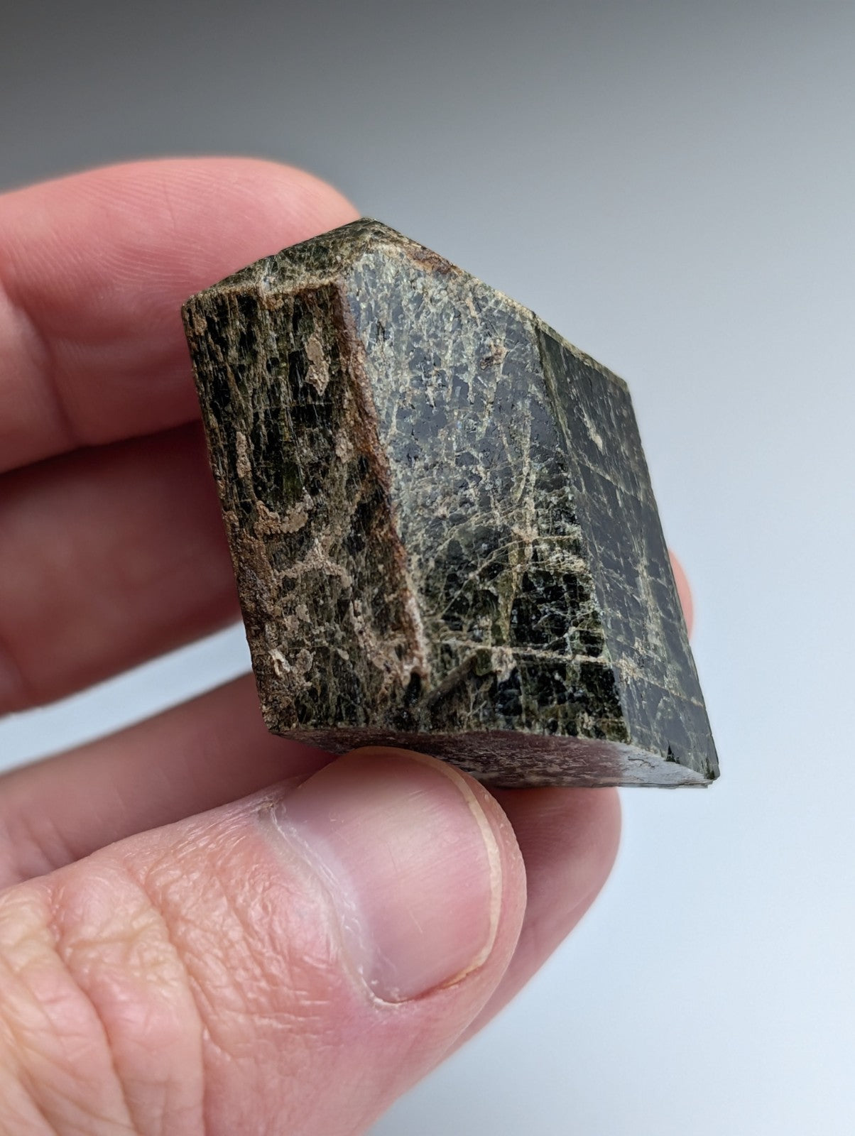 Diopside  (Ex Henry Delinde Collection) Yates Mine, Quebec, Canada, 1977