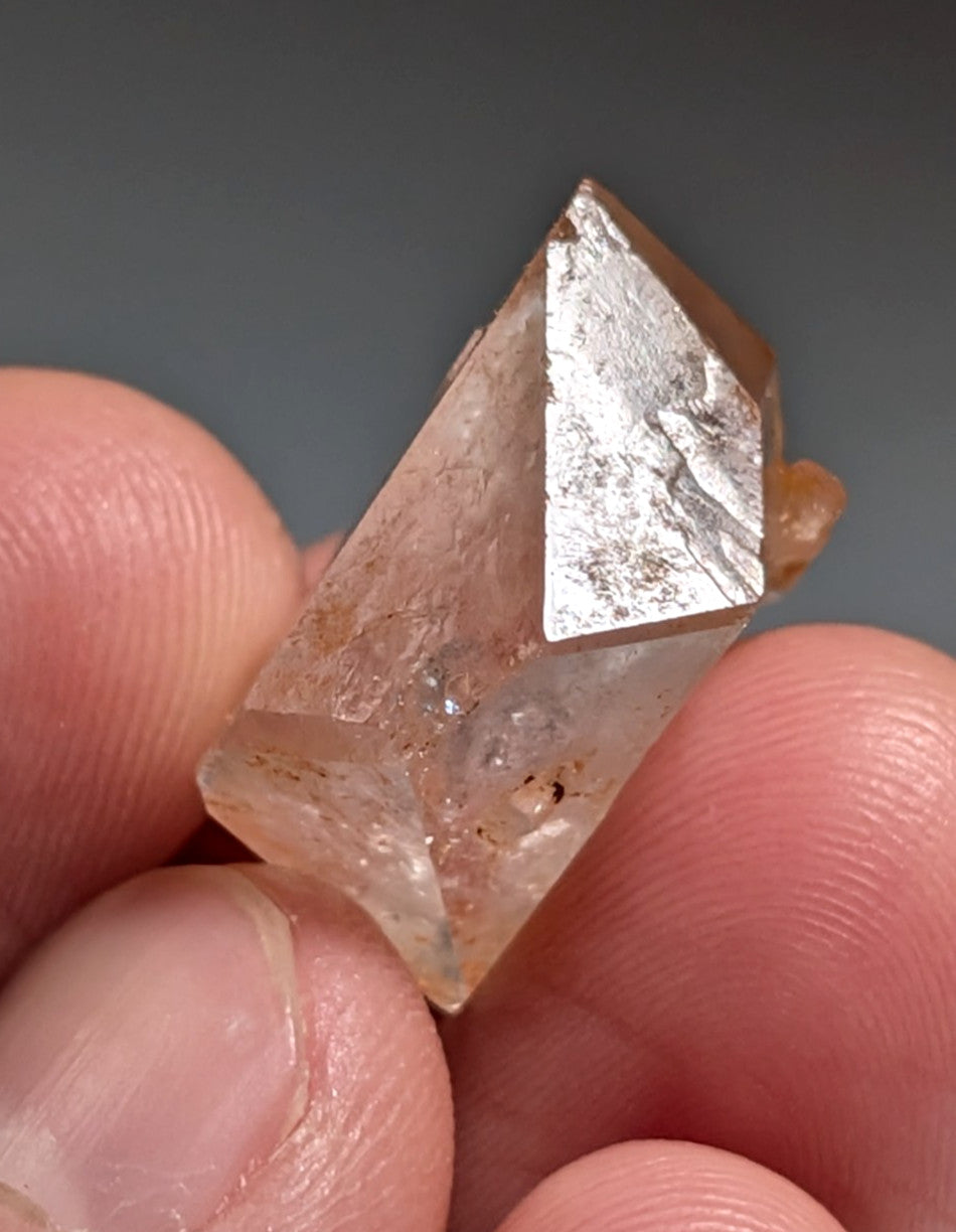 Double Terminated "Arkimer" Quartz Crystal Point, Garland County, Arkansas