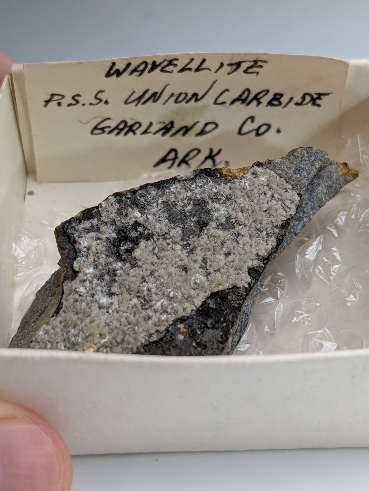 Wavellite - Potash Sulphur Springs, Garland County, Arkansas, ex Delinde, RARE