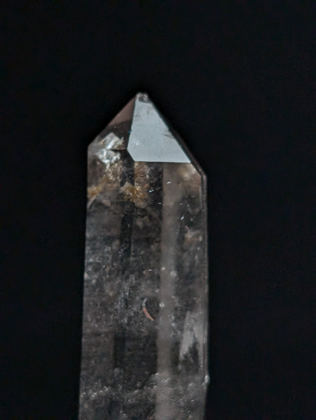 A+ RARE Quartz Crystal Point w/ Calcite inclusions, Montgomery County, Arkansas