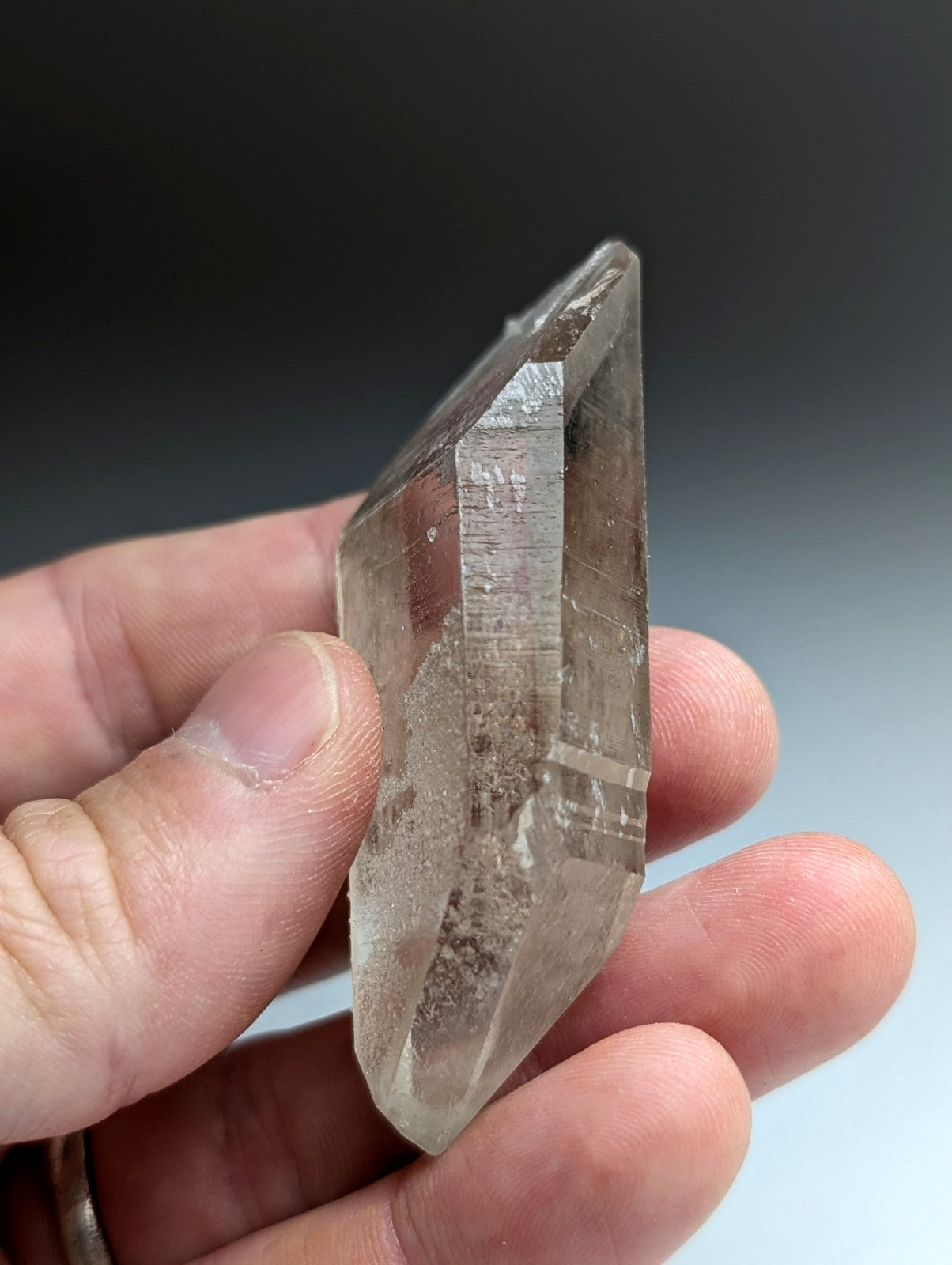 Natural Smoky Quartz Crystal w/ Very unique inclusions, Garland County, Arkansas