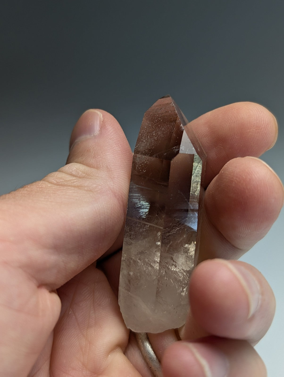 Natural Smoky Quartz Crystal w/ Very unique inclusions, Garland County, Arkansas