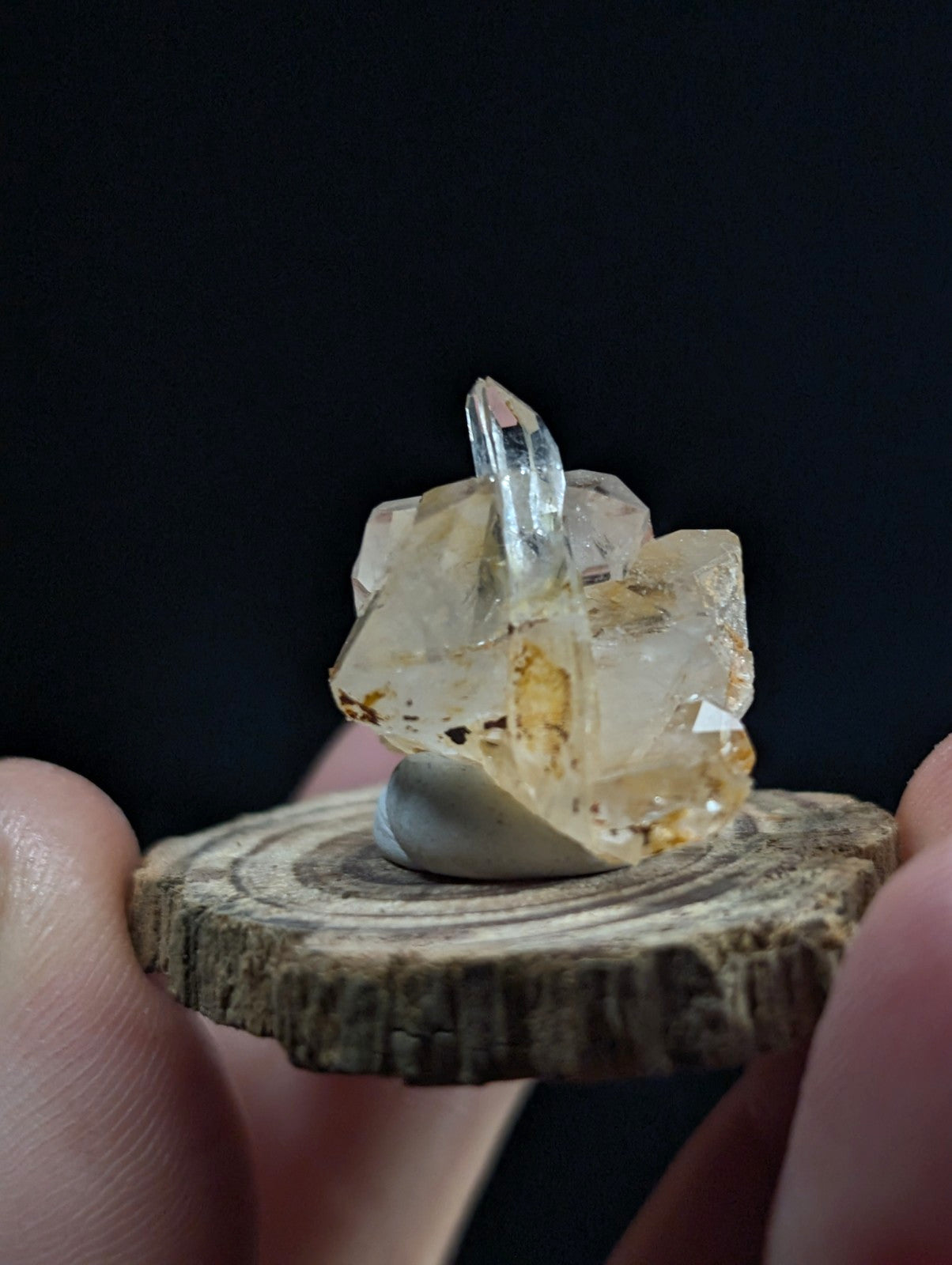 A+ Unique Quartz Crystal Cluster, Montgomery County, Arkansas, w/ base