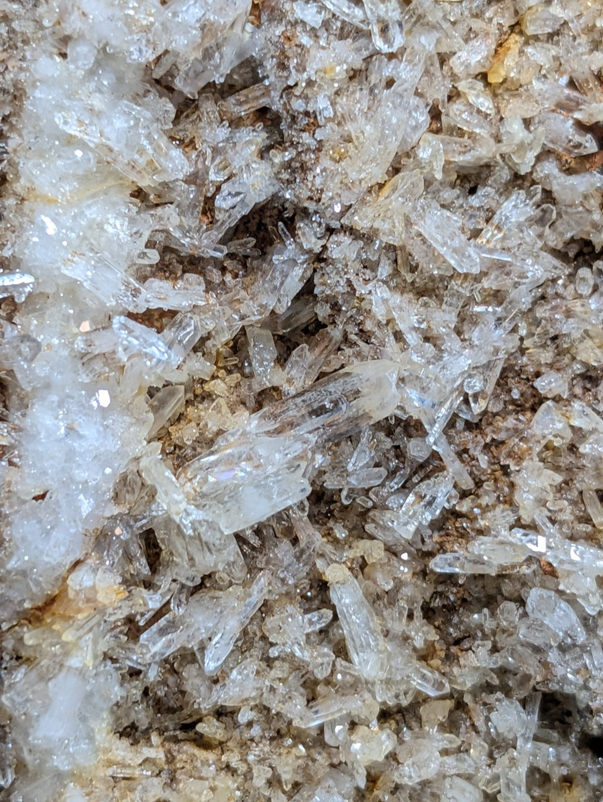 Large Faden Quartz Crystal Cluster, Old Stock, Montgomery County, Arkansas, ooak