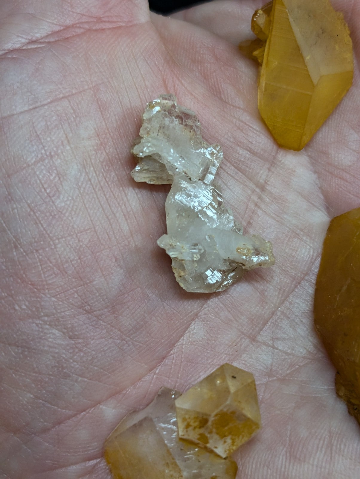 Set of x6 Arkansas Quartz Crystals -unique variety set, Garland County, Arkansas