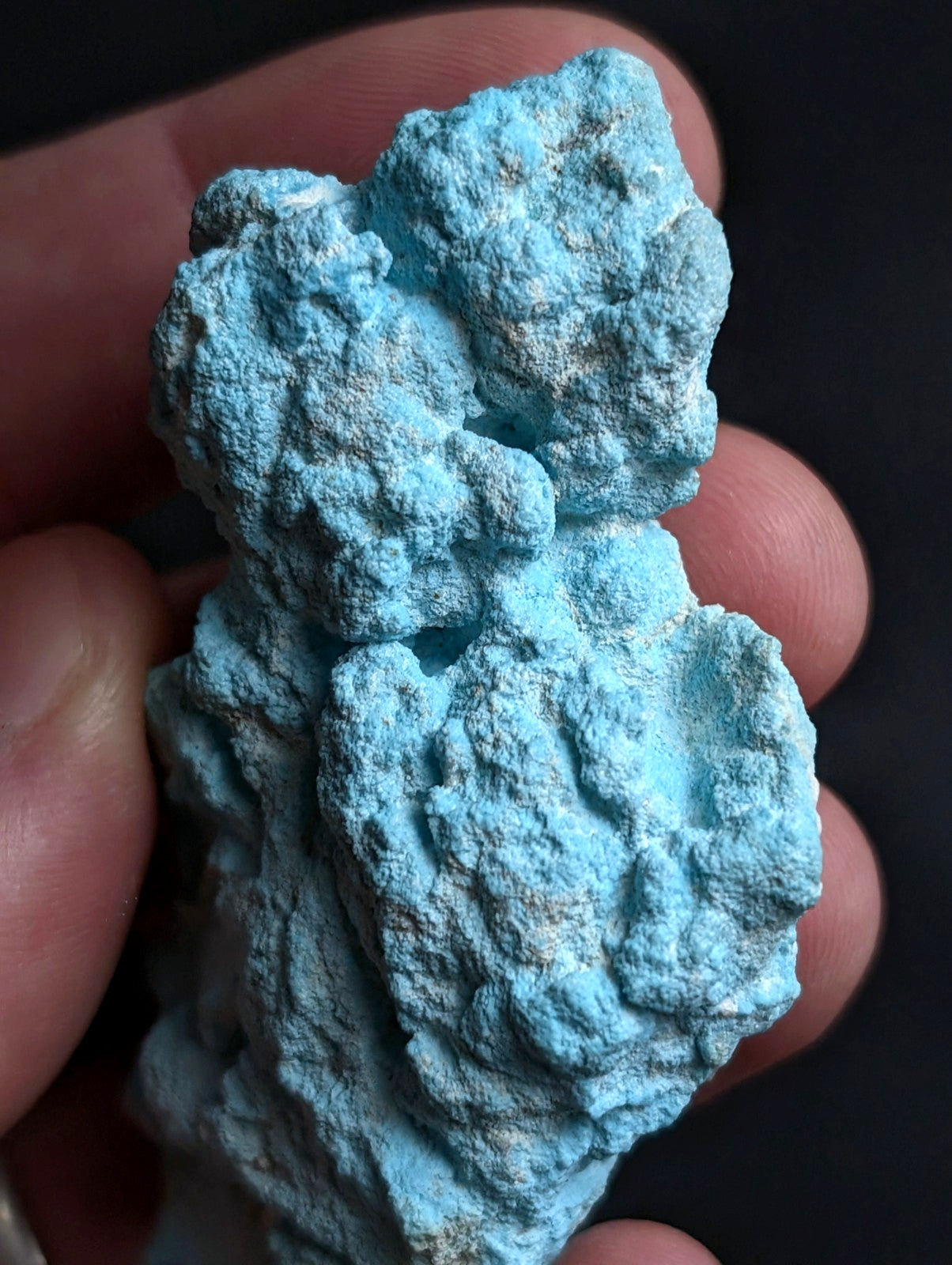 Turquoise - Rare Old Stock - Porter Mountain , Polk County, Arkansas, ex Delinde