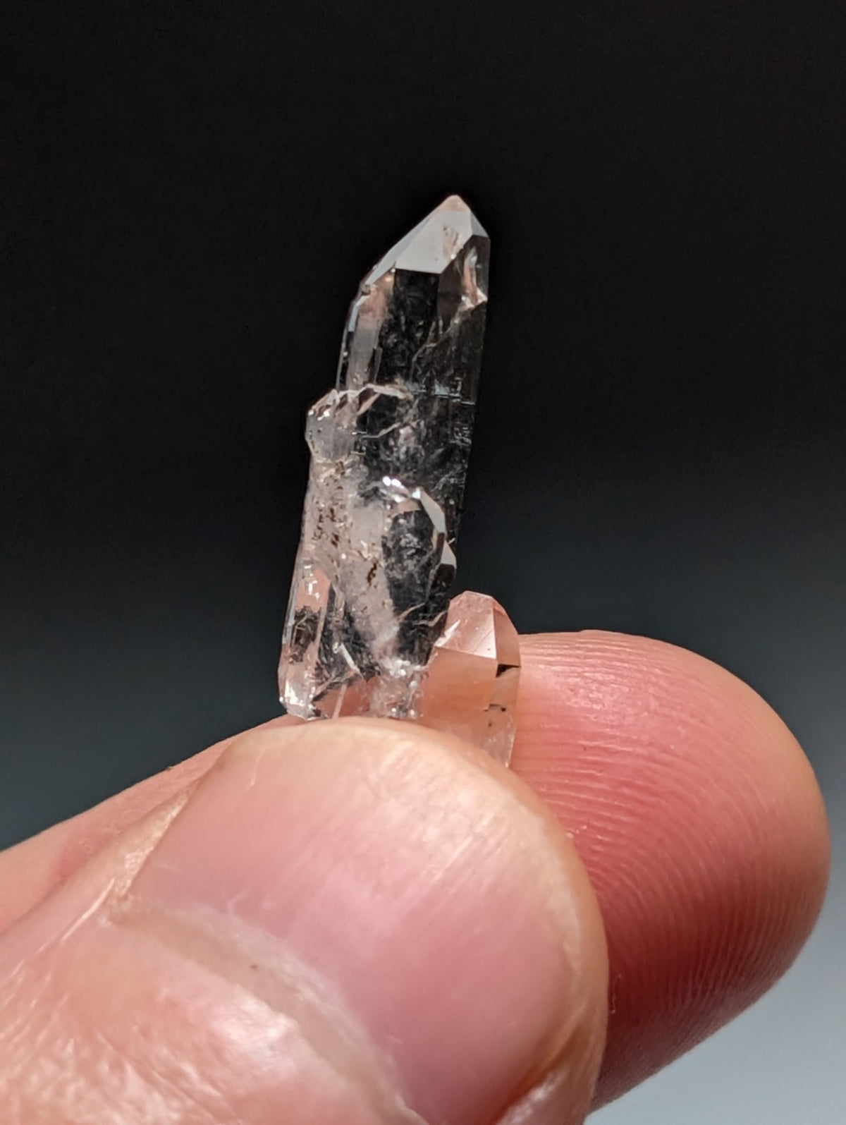Set of 5 Faden Quartz Crystals, Montgomery County, Arkansas, USA, OOAK/Unique
