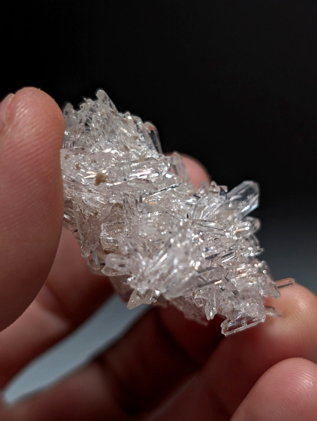 A++ Solution Quartz Burr w/ UV Reactive Cookeite, Jeffrey Quarry, Arkansas, RARE