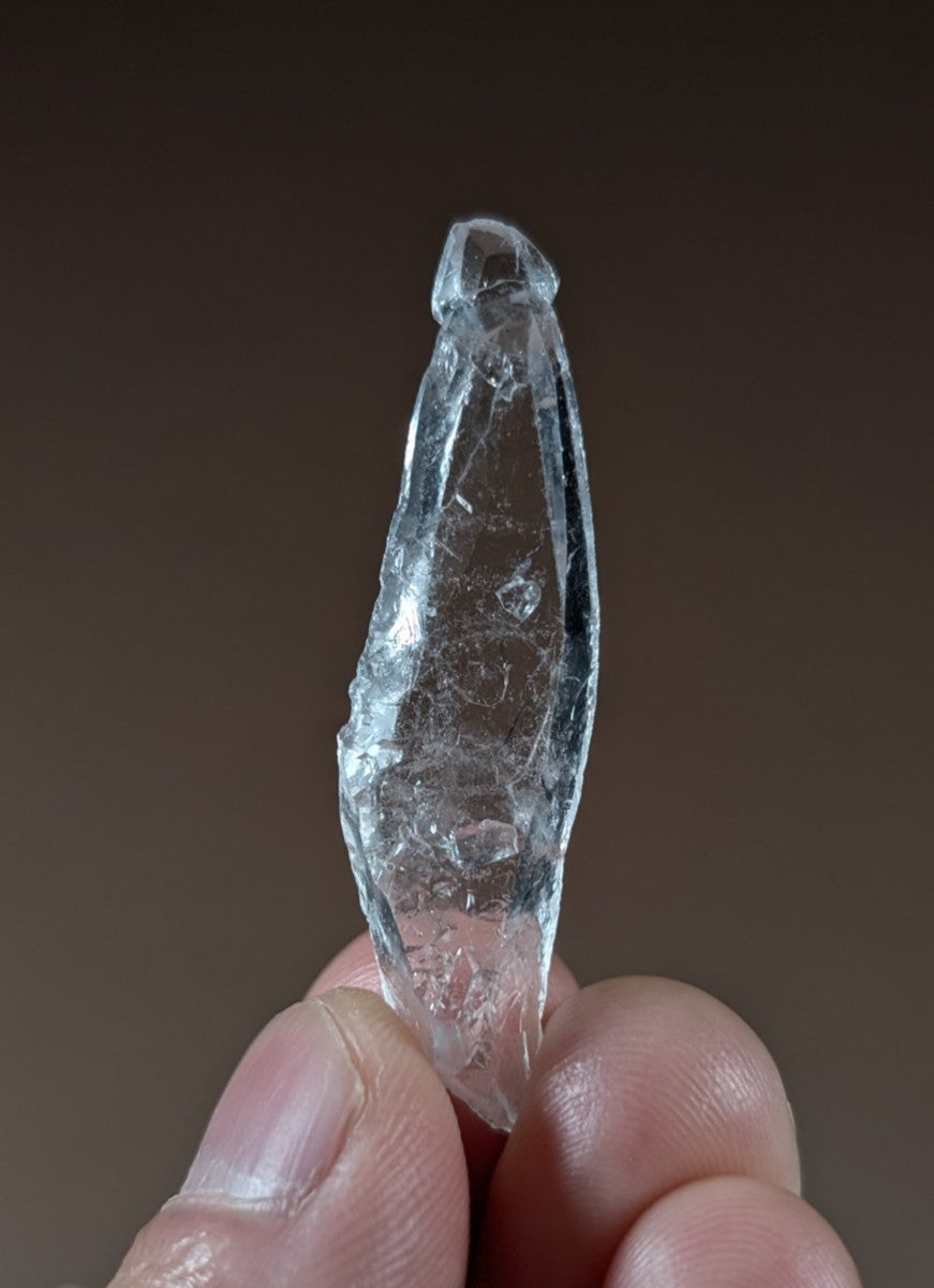 "Reverse Scepter" Quartz Crystal Point, Unique!, Garland County, Arkansas, USA