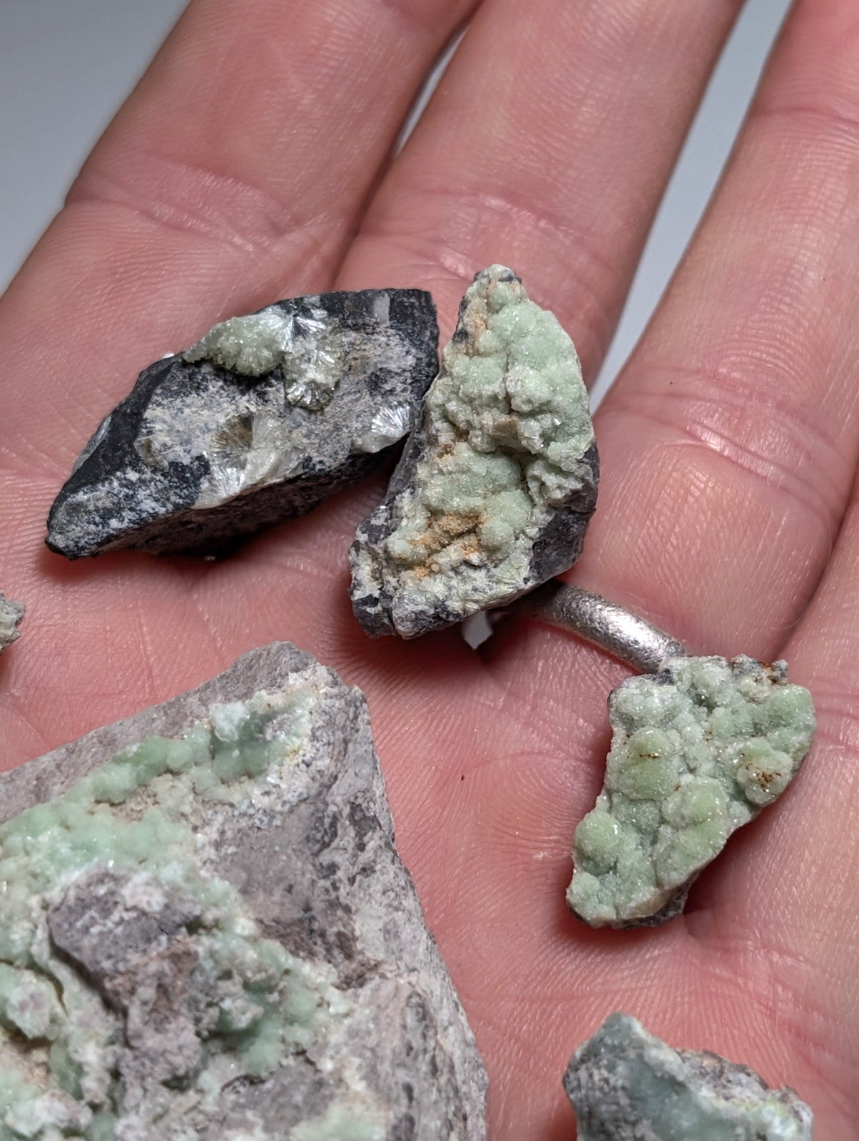 Set of 10 Wavellites - Fantastic Old Stock - Mauldin Mountain, Arkansas, ooak