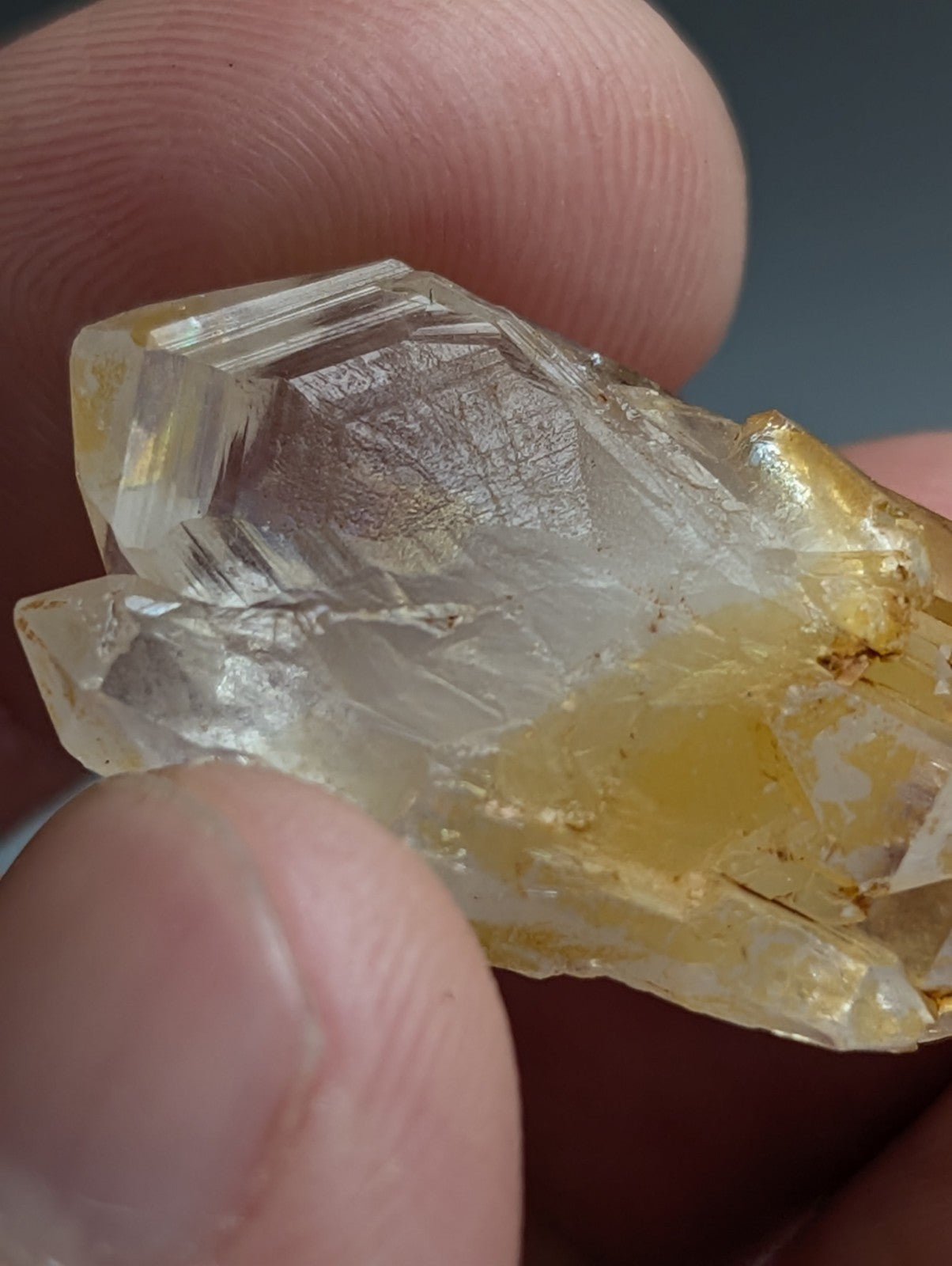 Unique Quartz Crystal Point w/ DT form, Garland County, Arkansas, USA