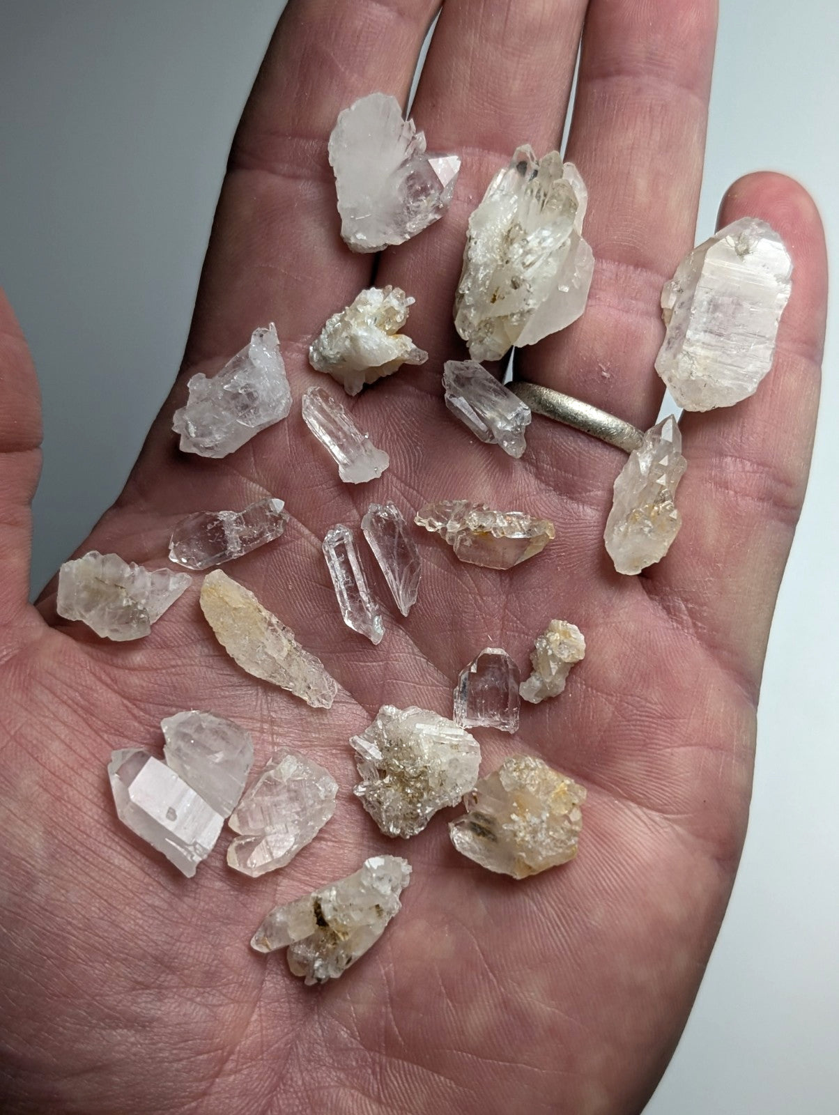 Small Solution Quartz + Cookeite, OOAK Set of x21, Saline County, Arkansas