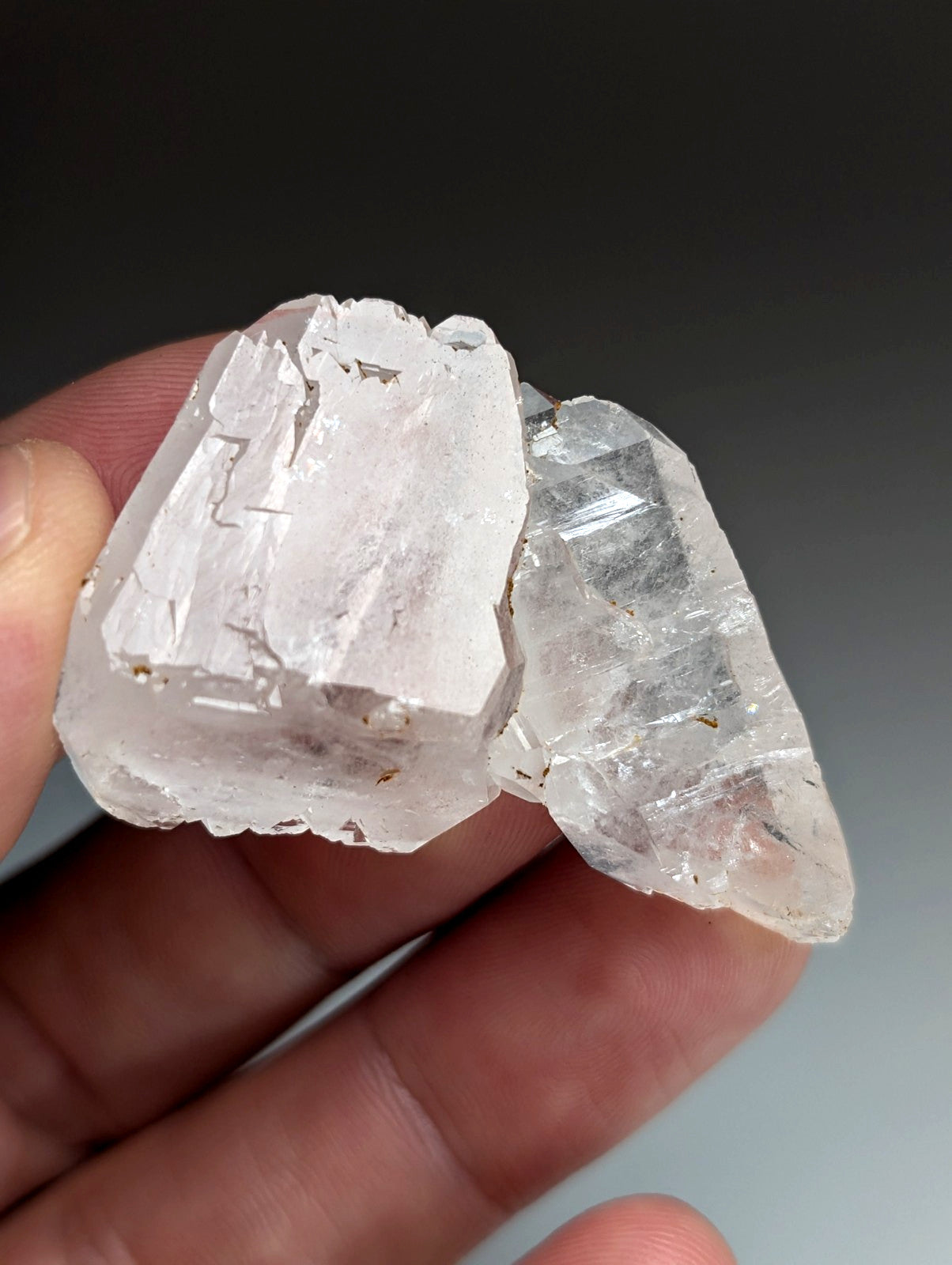 Unique Quartz Crystal "Floater" Point, Old Stock, Montgomery County, Arkansas