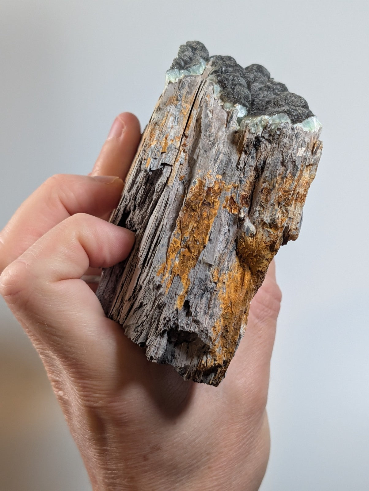 Black Wavellite - Fantastic Old Stock - Mauldin Mountain, Arkansas, USA, Rare