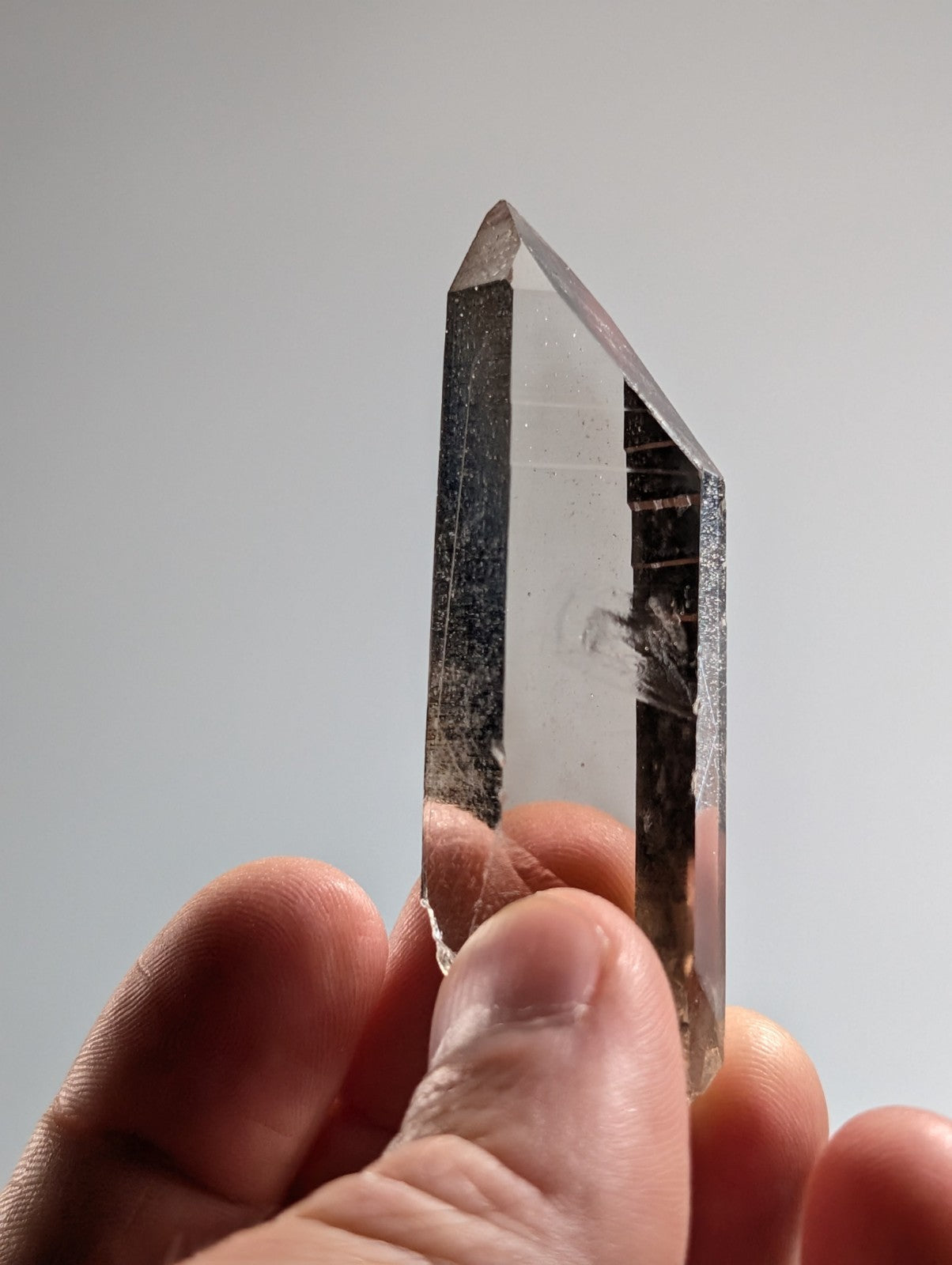 Natural Smoky Quartz Crystal w/ Very unique inclusions, Garland County, Arkansas