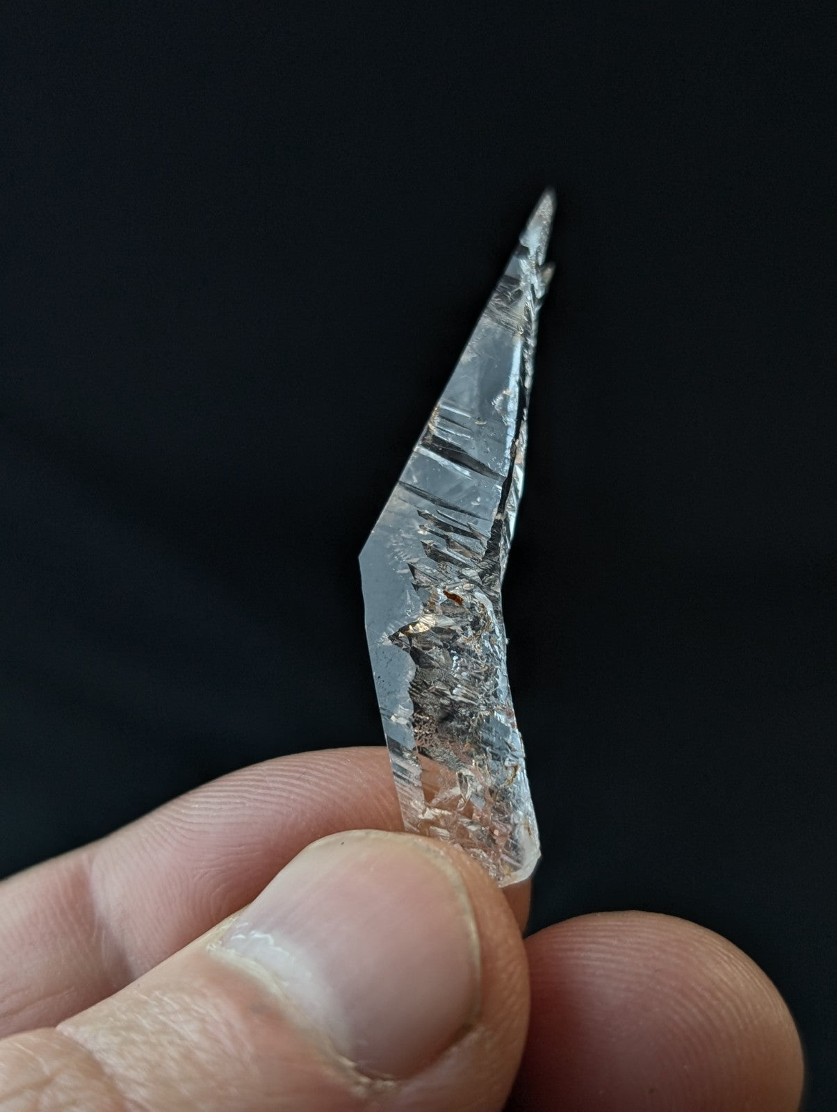 VERY Unique Optical Etched Quartz Crystal, Garland County, Arkansas, USA, A+